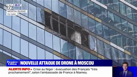 La Russie annonce avoir déjoué une attaque de drones .